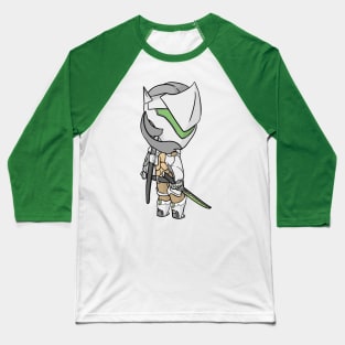 Genji Overwatch Chibi Baseball T-Shirt